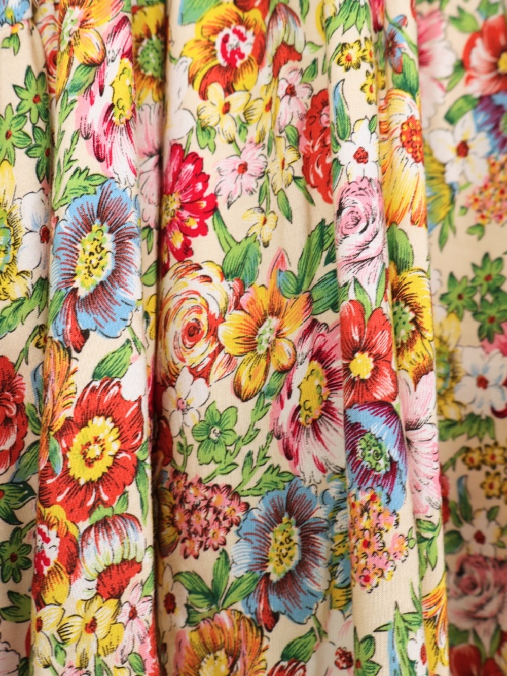Natural Life Floral High Low Maxi Dress M Multicolor Boho - Picture 5 of 7